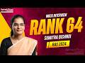 Ms. Sumitra Bishnoi | RAS-2024 | Rank-64 | Mock Interview | SpringBoard Academy