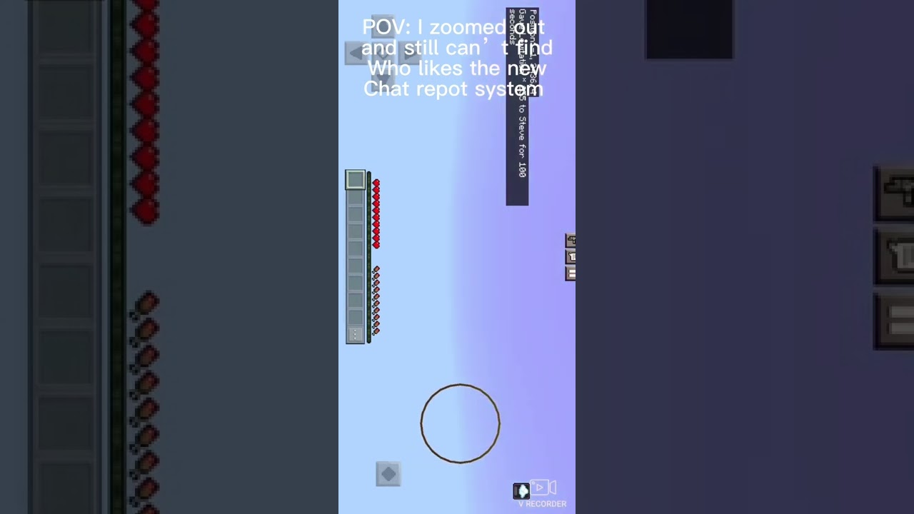 POV: you can’t find who likes the chat report system