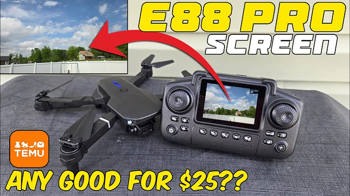 *ALL NEW 2025* E88 Pro Screen Drone from Temu | Is it Any Good for $25?