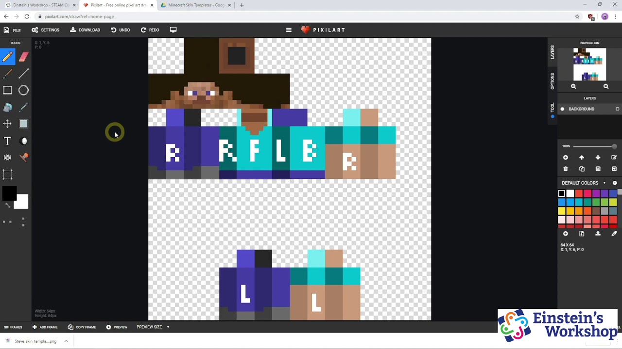 Custom Minecraft Character Tutorial by Tristen - YouTube