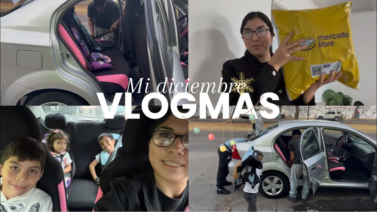 DECORAMOS EL CARRO🚙 Y PORFIN SILLAS PARA LOS NIÑOS! 
