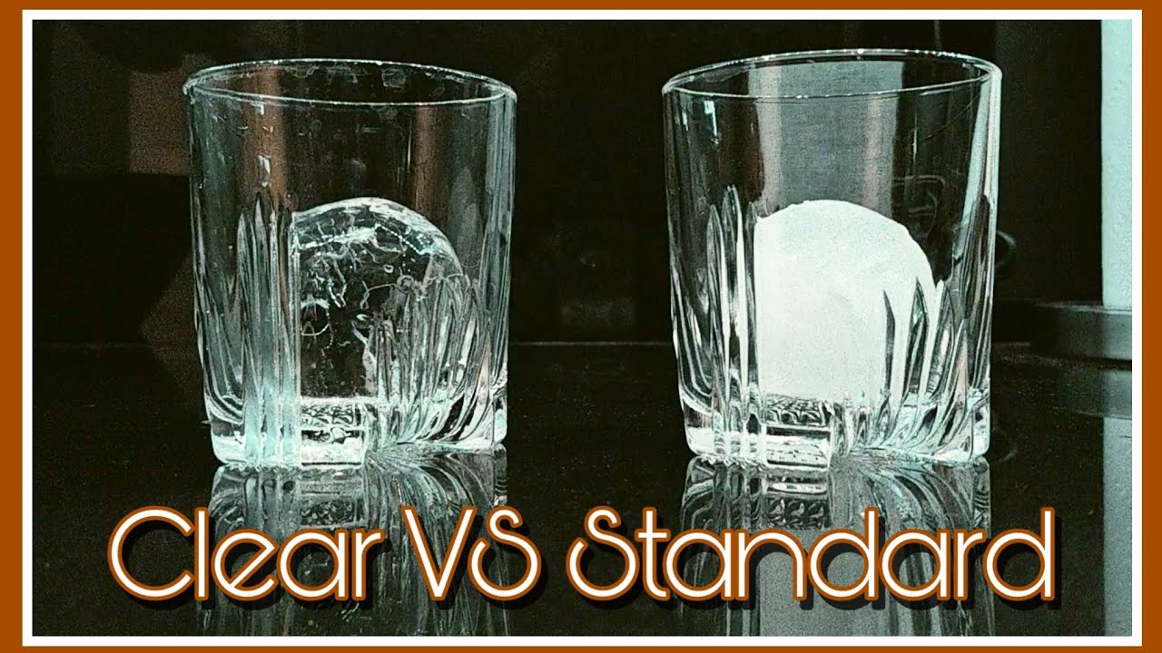 Clear Ice VS Standard Ice EASY Clear Ice YouTube