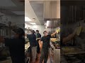 Busy cook line , breakfast , Fast cooks