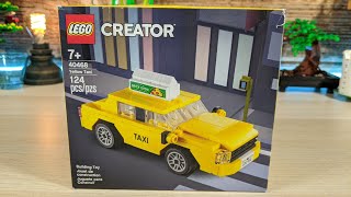 LEGO Creator Yellow Taxi 40468  Pure Build