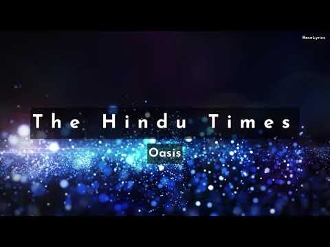 Oasis - The Hindu Times (Lyric Video)