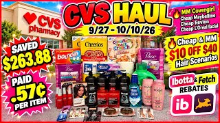 CVS haul 9/27-10/10/26 | 🔥MM, Freebies & Cheap deals | 🔥MM Poise| Spend $25 get $8 | 🔥Big hair Event