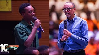 ELEMENT Atunguye Perezida Paul Kagame aririmba Fou de toi / Ibyo yasangije urubyiruko birihariye