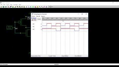 Design & Simulation of a CMOS NAND Gate using DSCH2