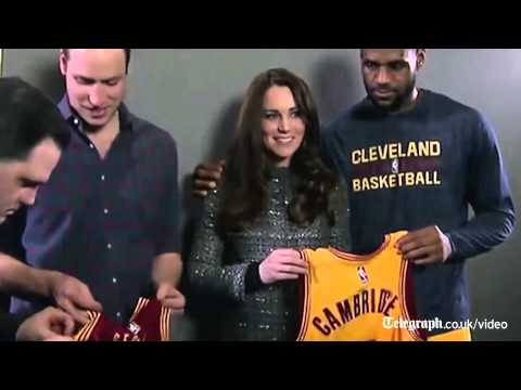 Kate's reaction to LeBron James' royal protocol error