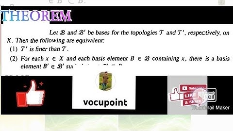 in topology To prove :  1.𝜏