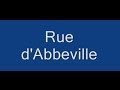 Rue d&#39;Abbeville Paris Arrondissement  9e, 10e