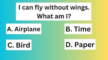 Riddles Quiz - CAN YOU PASS THESE 10 TRICKY RIDDLES WITH OPTIONS?