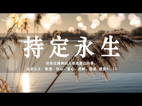 【睡前祷告】持定永生 - 天父，求你帮助我们安静下来，专心追求公义和敬虔、带着信心和忍耐面对一切困难，用爱心服侍身边的人。