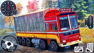 Indian Truck Mountain Driving Simulator - Offroad Heavy Cargo Truck Drive 3D - Android GamePlay #5 screenshot 1