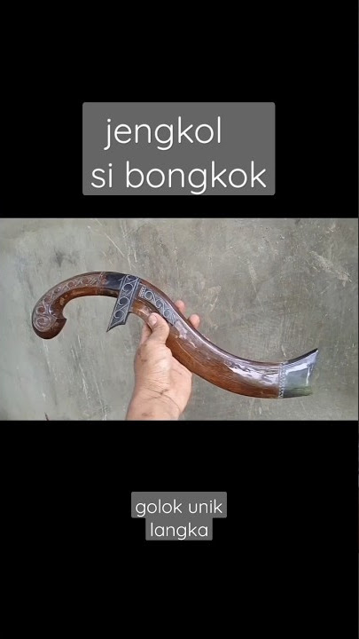 tes ketajaman golok jengkol si bongkok golok langka dan unik #golok #tutorialgolok #caramembuat