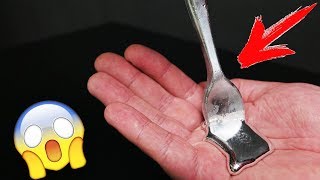 DIY: IS IT POSSIBLE TO MAKE A LIQUID SPOON! MELTING GALLIUM SPOON!