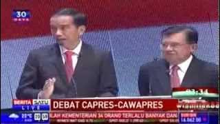 FULL DEBAT CAPRES CAWAPRES 9 JUNI 2014   Jokowi JK & Prabowo Hatta