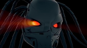 Cyborg Head VJ Loop Motion Graphics