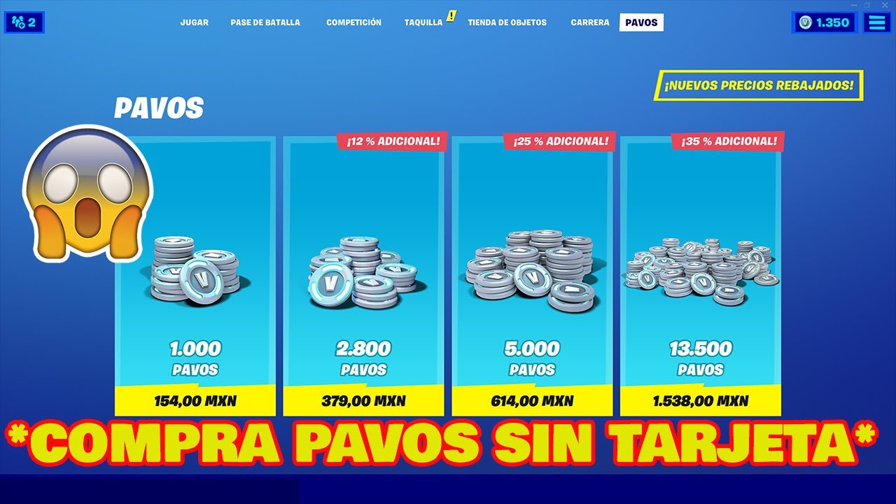 Tarjetas De Fornite Pavos