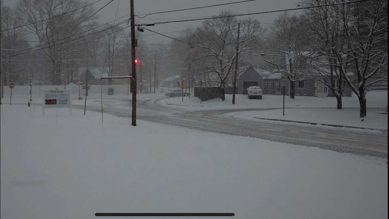 Snow Storm Time Lapse - 4k - YouTube