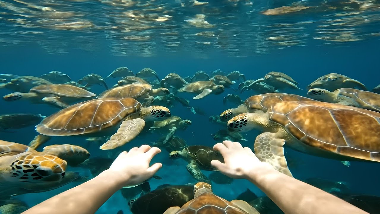 1 Minute of Different Types of Magical Animal Oceans | AI Satisfying ASMR Compilation Vol. 2