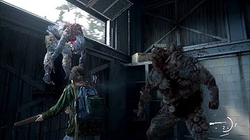Tlou1 little Ellie vs bloater | The Last of Us Part I Ps5 Remake - brutal combat - stealth -for Joel