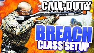 Black Ops 3 - "BREACH' Full Auto Shotgun Class Setup (BO3 Default Classes) | Chaos