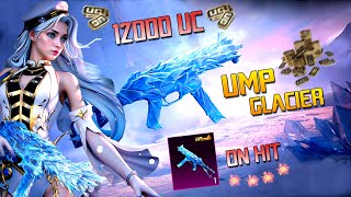 UMP GLACIER 12K UC ON HIT UPGRADE | CRATE OPENING BGMI