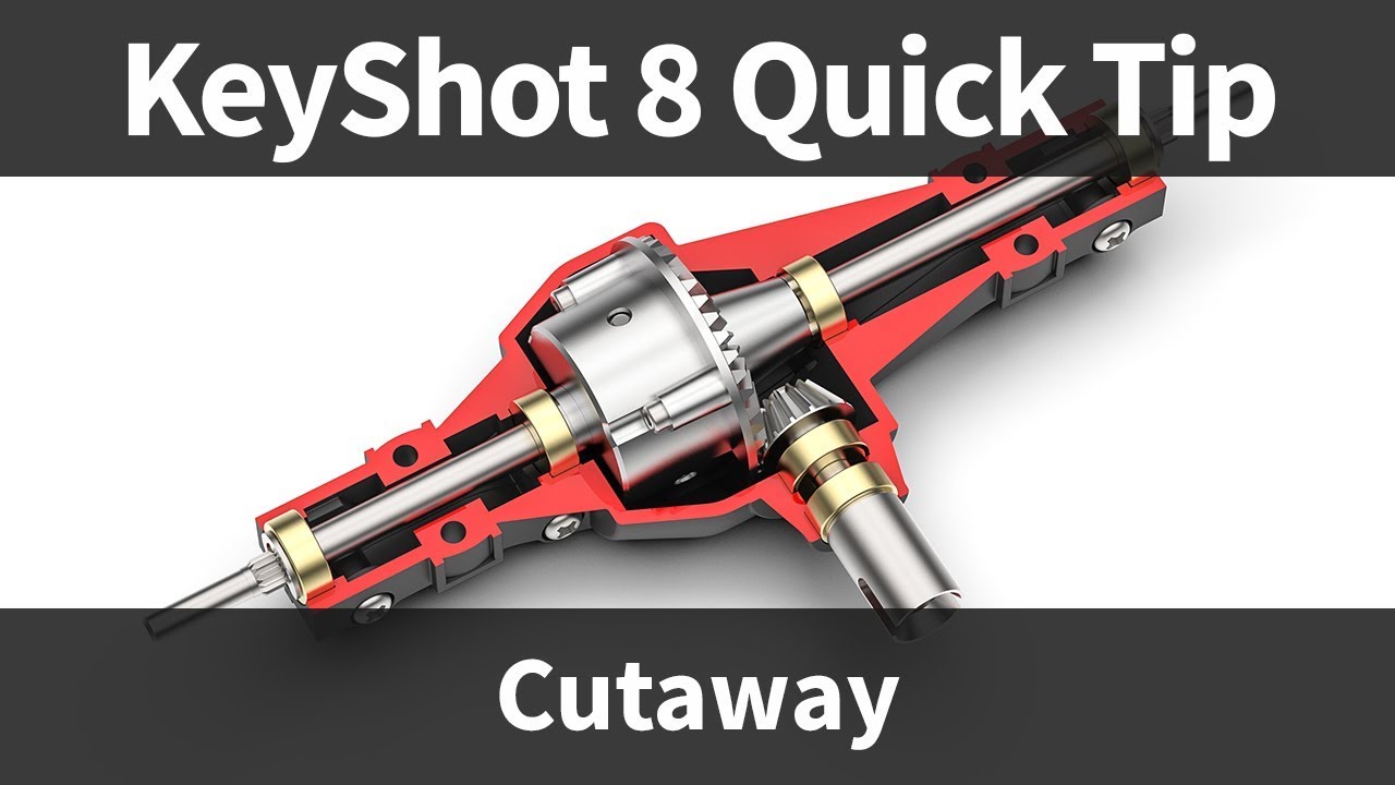 キーショット KeyShot 8 Quick Tip: Cutaway - YouTube