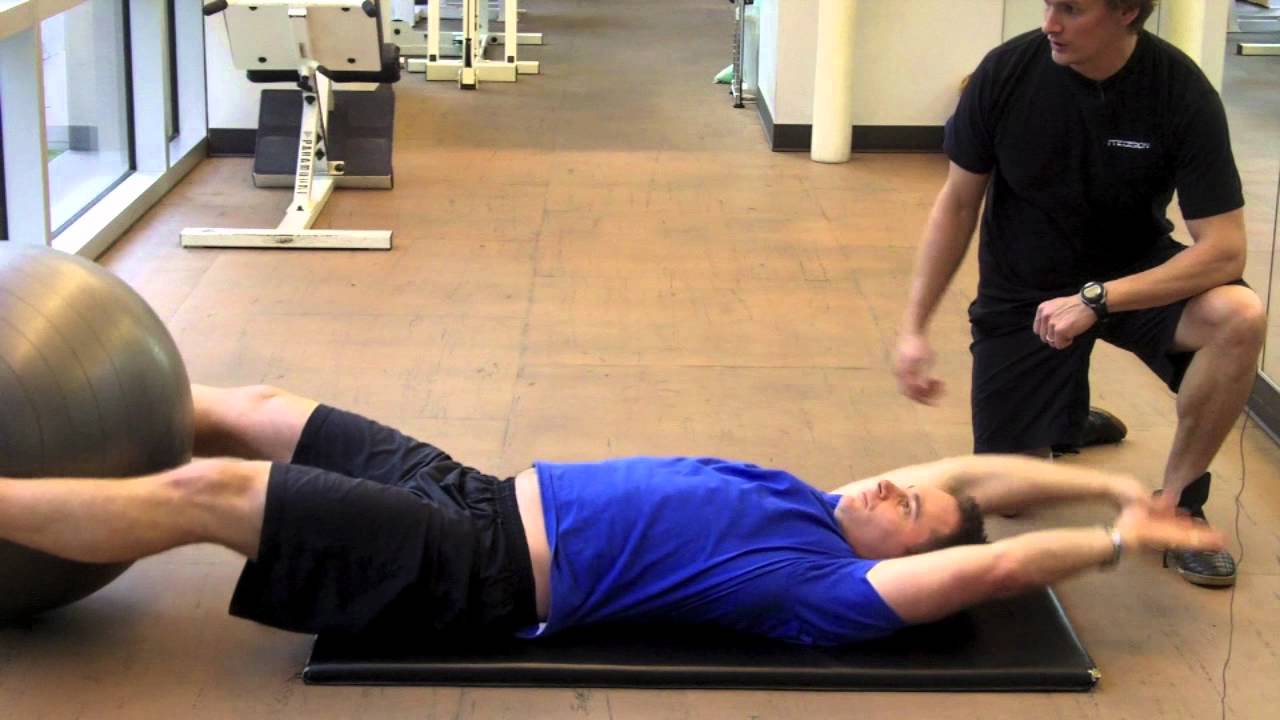 Personal Trainer Vancouver Swiss Ball Transfer YouTube
