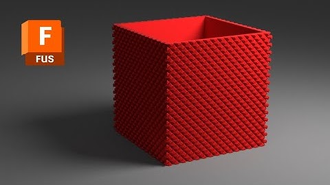 Fusion Tutorial: Knurling on a Flat Surface