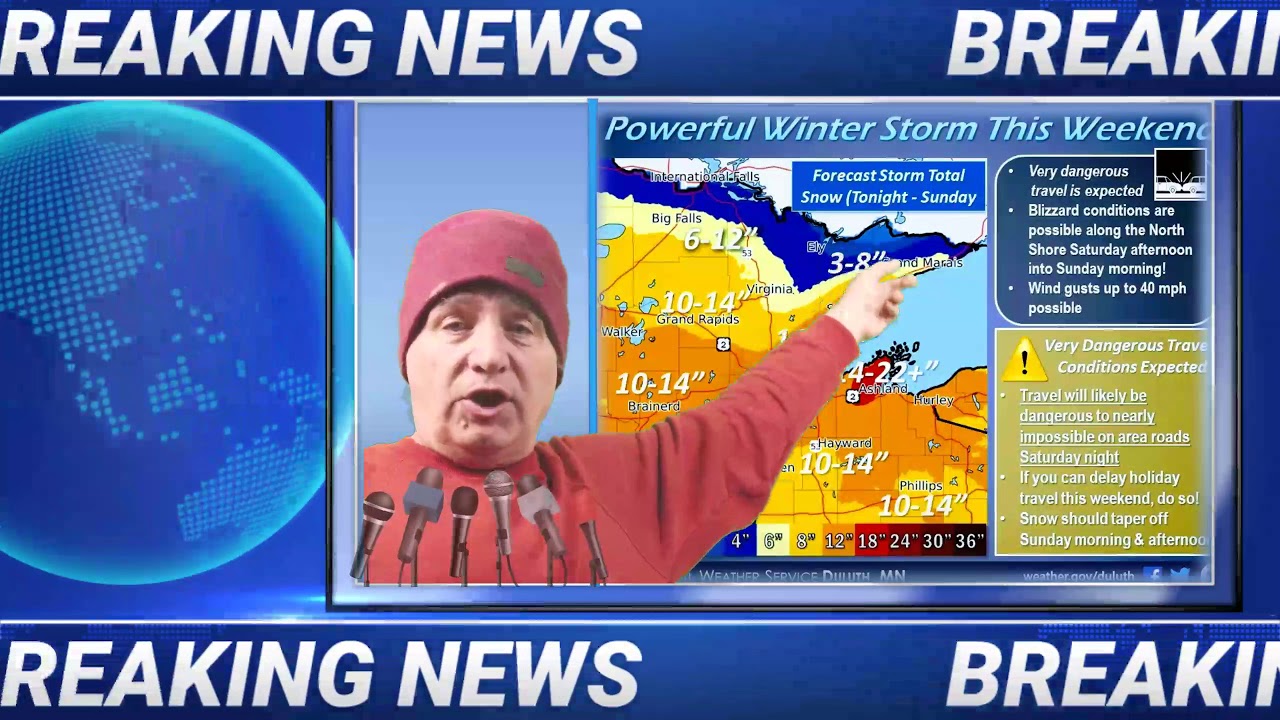 Winter storm setup - YouTube