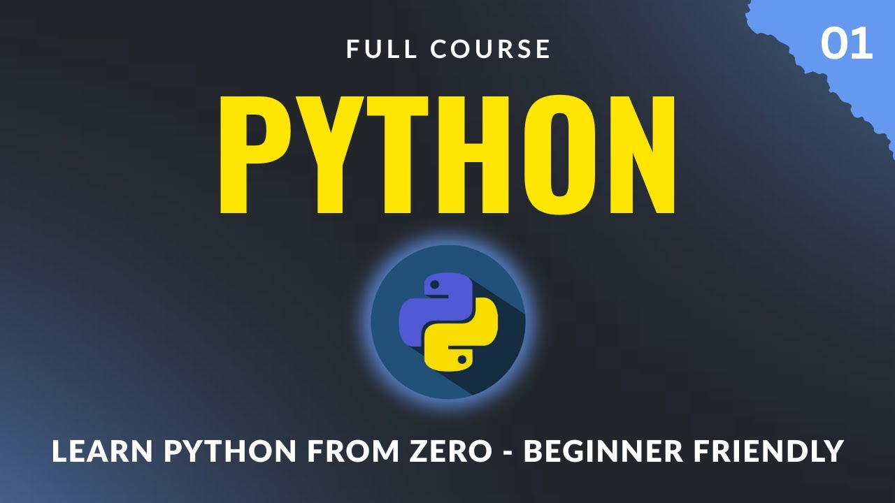 Python Full Course for Absolute Beginners β Part 1 - YouTube