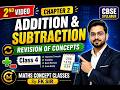 chapter 2, Quick Revision of concepts of Addition and Subtraction, class 4, CBSE syllabus