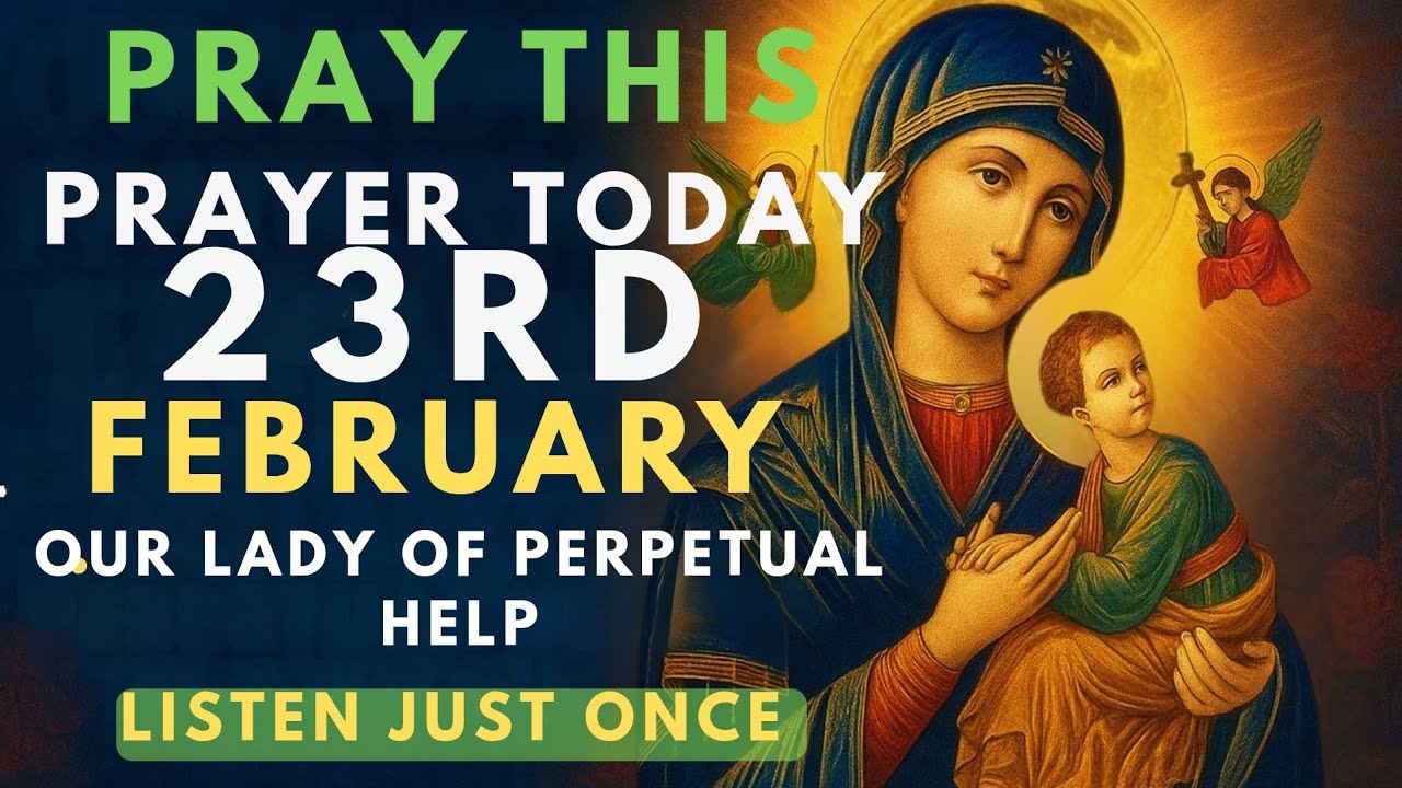🙏5 MINUTES MIRACLE PRAYER TO OUR LADY OF PERPETUAL HELP FOR DIVINE INTERCESSIONS IN IMPOSSIBLE CASES