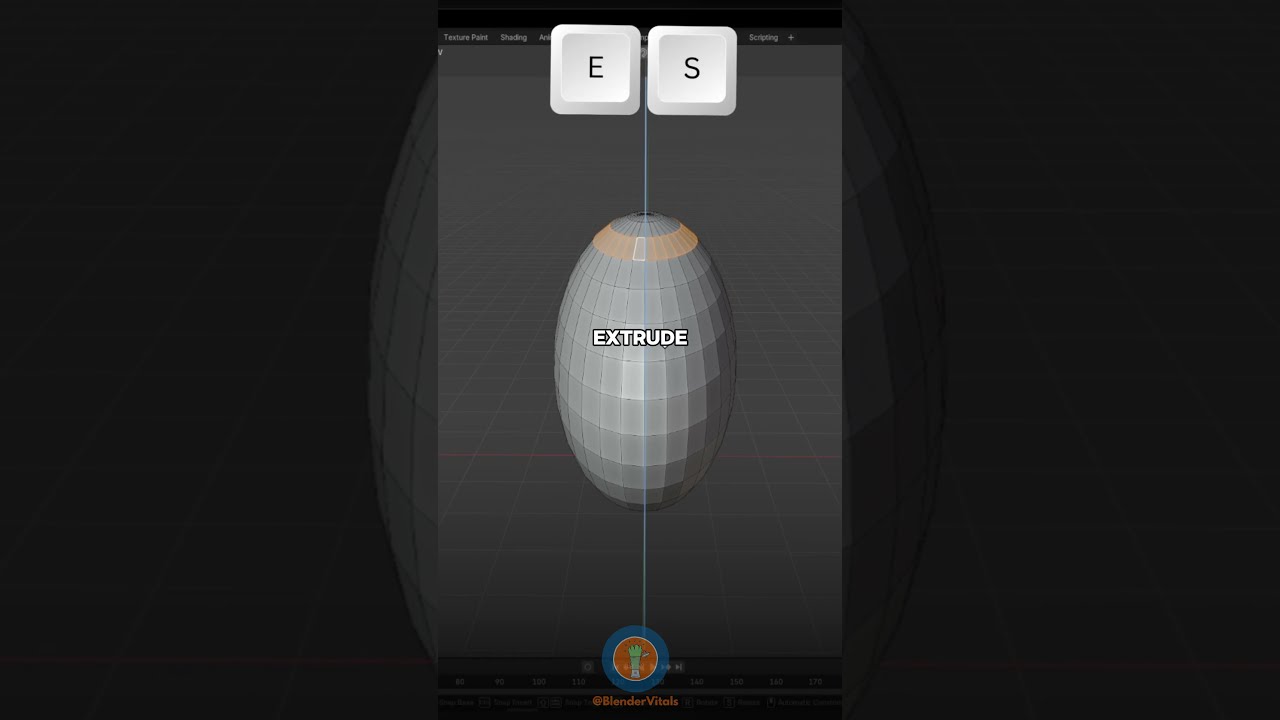 Extrusion Shortcuts In Blender 
