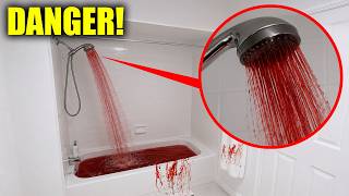 IF YOU EVER SEE A BLOODY SHOWER, STAY AWAY! (IT'S NOT SAFE)