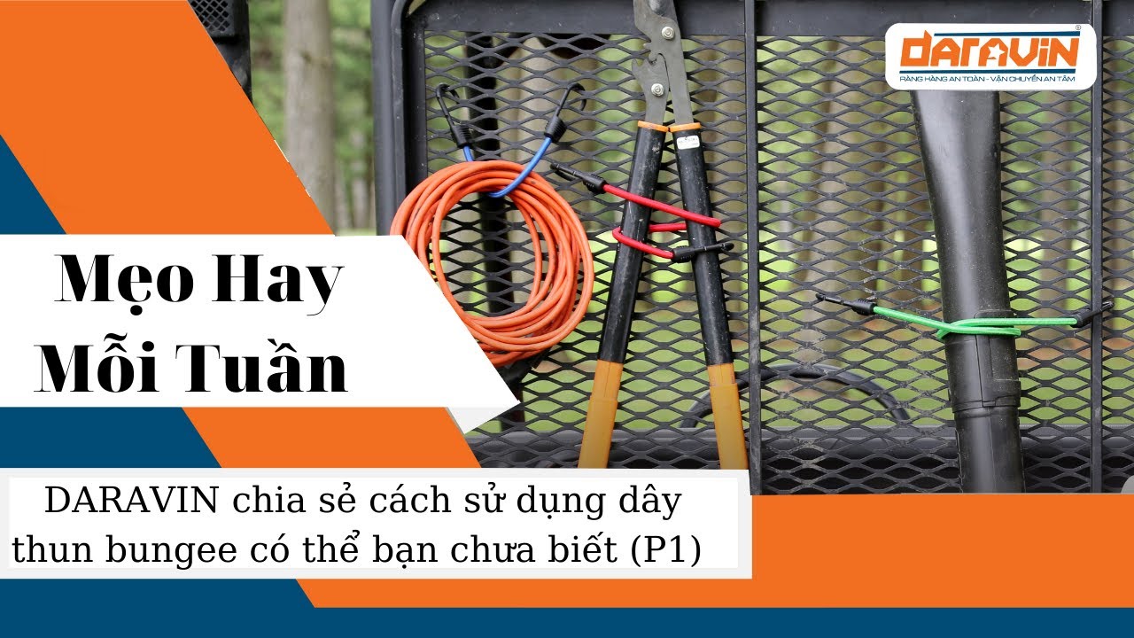 Mẹo Hay Để Sử Dụng Dây Thun Bungee Hằng Ngày | Phần 1|... - youtube