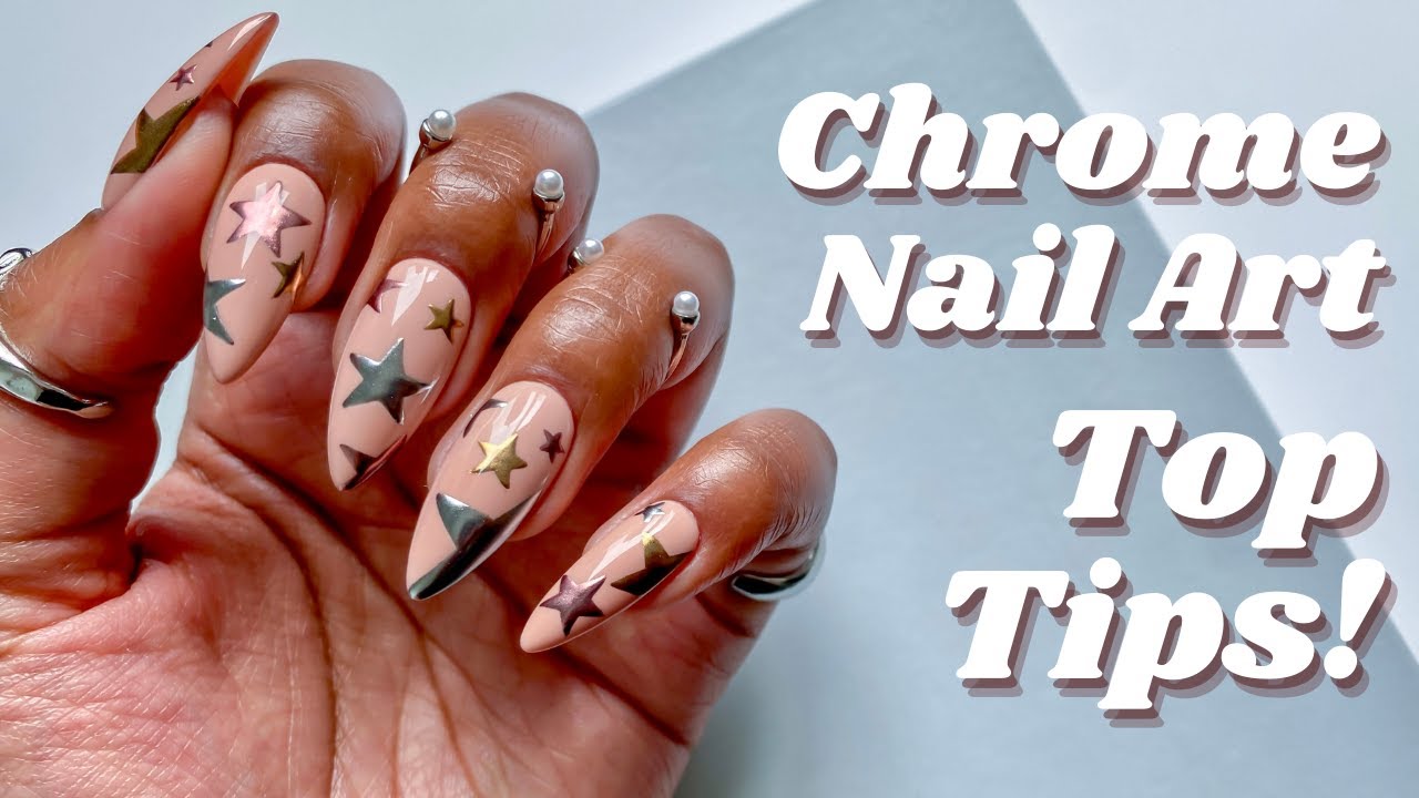 TRENDY NAIL ART DESIGNS | new nail art compilation using gel polish at home  | chrome nails - YouTube