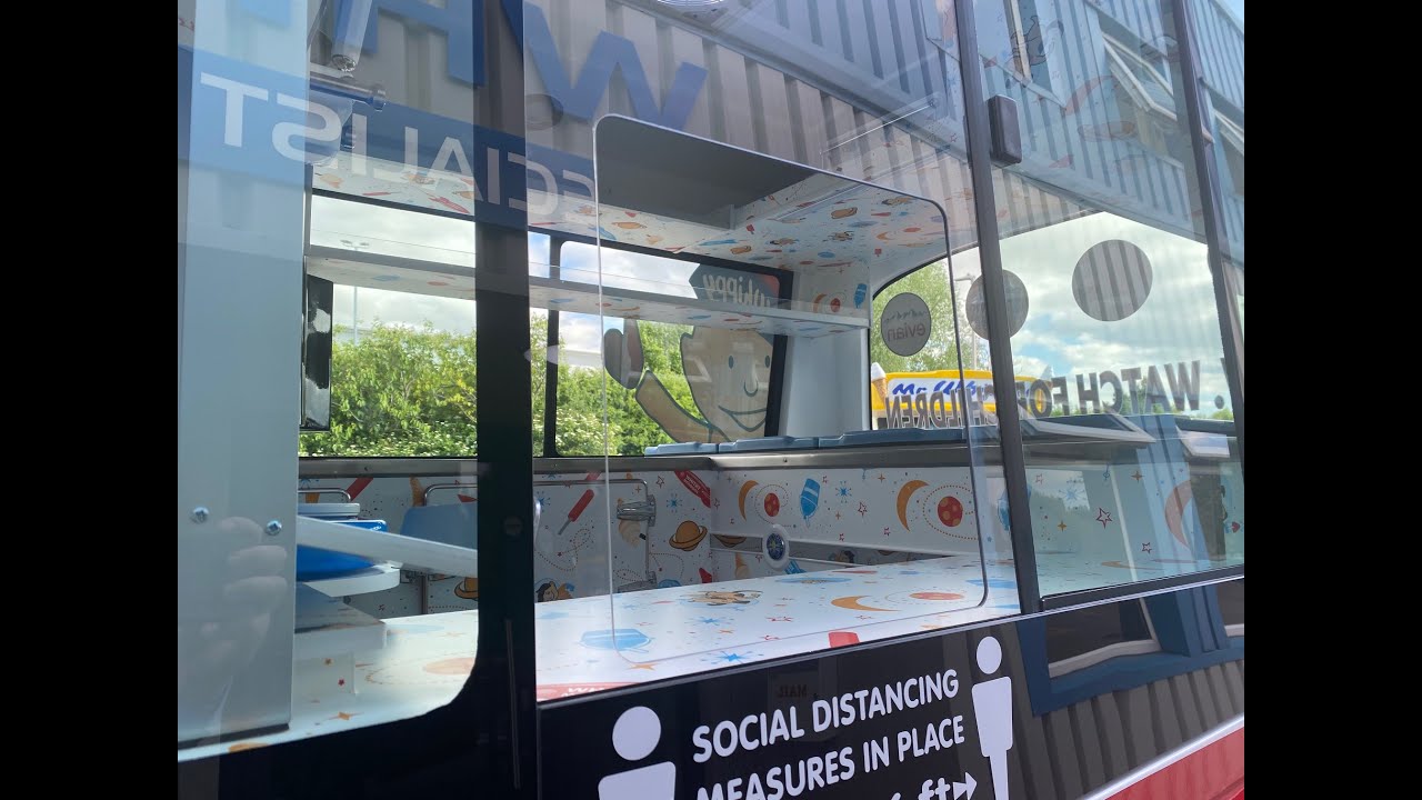 Mobile Sales Covid Serving Screen from Whitby Morrison