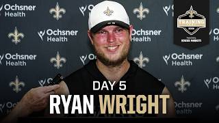 Ryan Wright talks consistency in the punt game | Saints Training Camp 2026