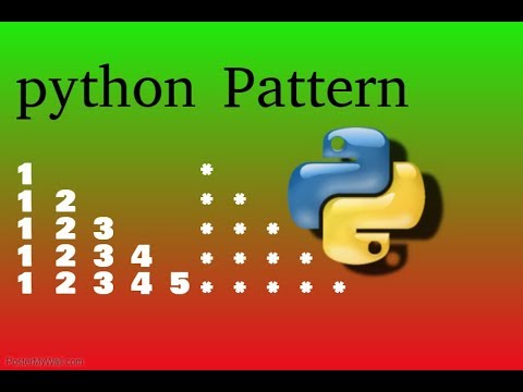 Python Pattern In Hindi B.Mandal