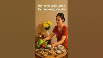 Mâm Cơm Cúng Rằm Tháng 7 -  Cách Bày Trí Đúng Phong Tục