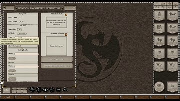 Fantasy Grounds Random Encounter Generator 5E extension