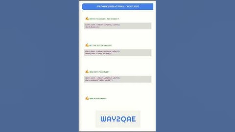 Selenium actions - part 20