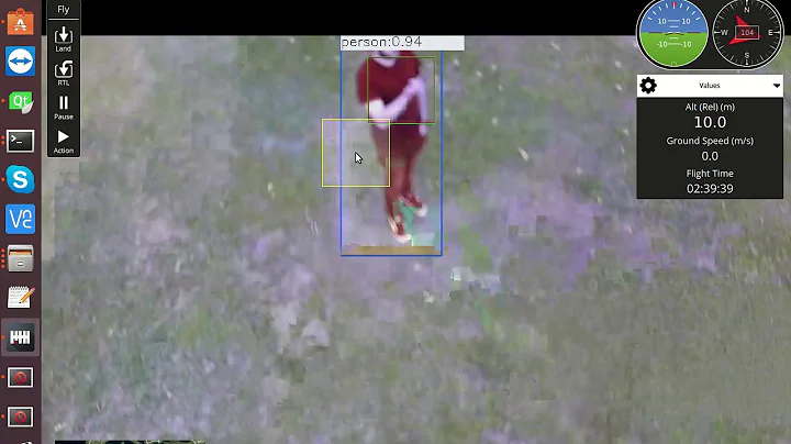 TensorRT Jetson TX2 object detection and Drone/UAV tracking