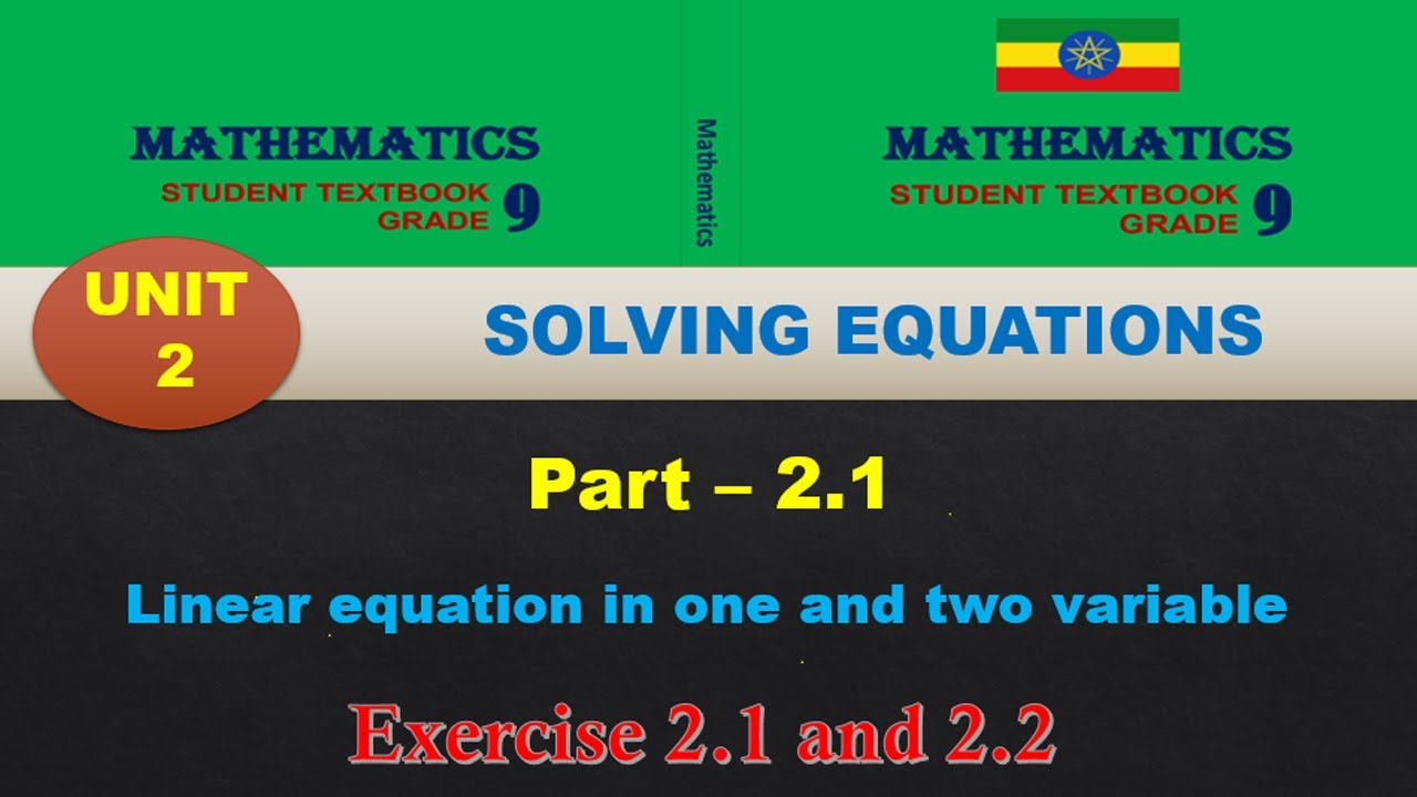 new Curriculum mathematics grade 9 tutorial unit 2 part 1/Linear ...