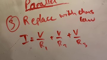 Combining resistance in series, parallel derivation of equation a level physics edexcel electricty