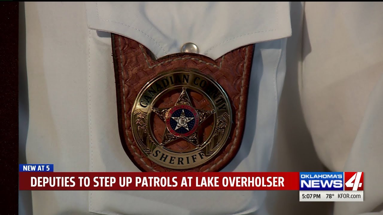 newspaper mockup Canadian County cracking down on lewd, illegal crimes at Lake Overholser