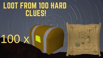 Loot from 100 hard clues! (RS3)